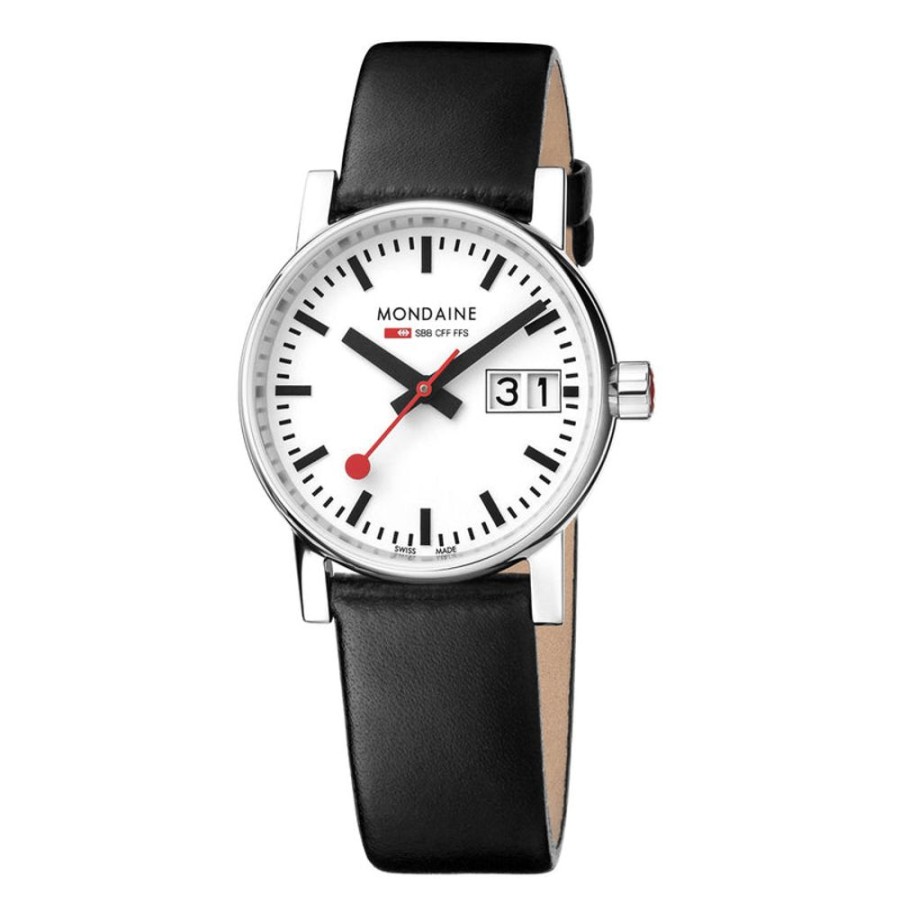 Watches Mondaine | Evo2 30Mm White Dial Watch