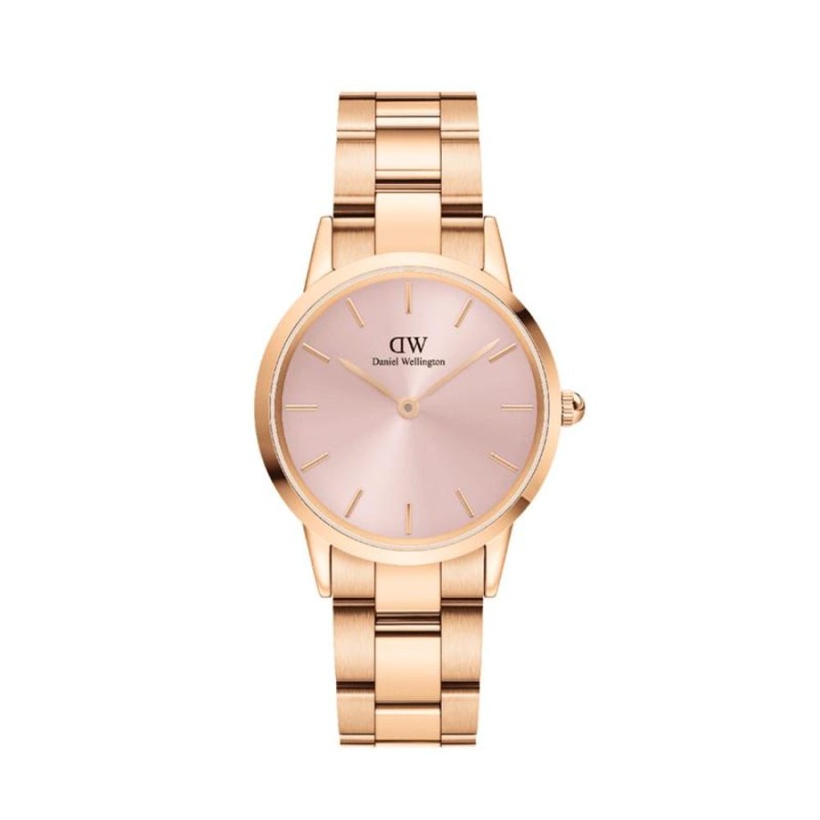 Watches Daniel Wellington | Iconic Link 28Mm Light Pink Dial Watch