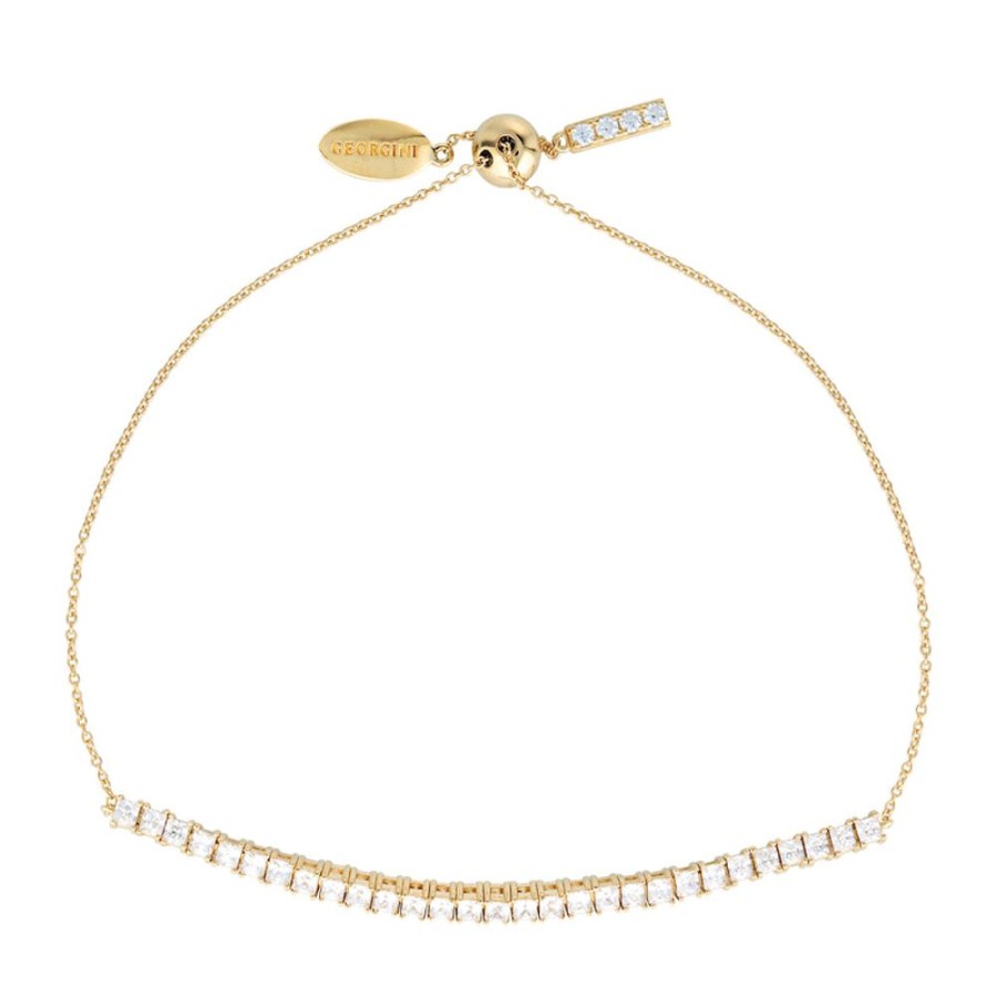 Jewellery Georgini | Georgini Iconic Bridal Vera 2Mm Bracelet Gold