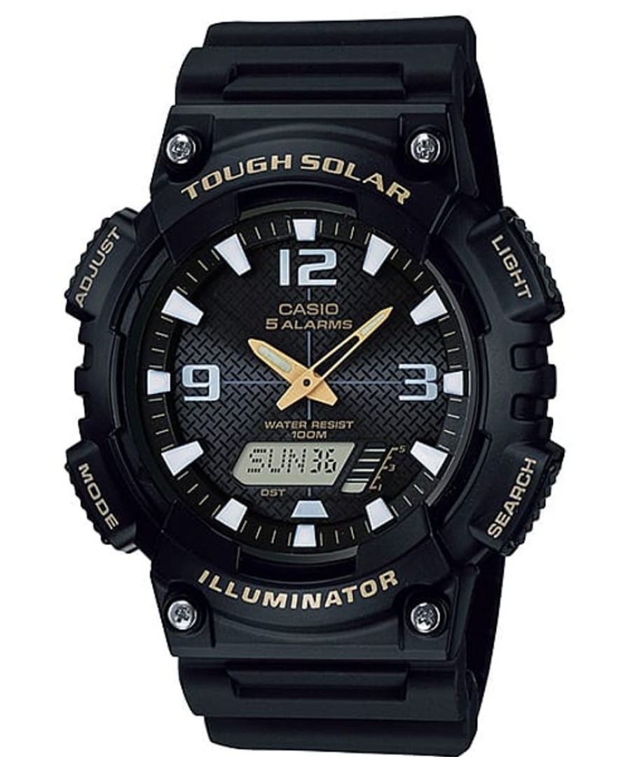 Watches Casio | Digital Black Resin Band Watch