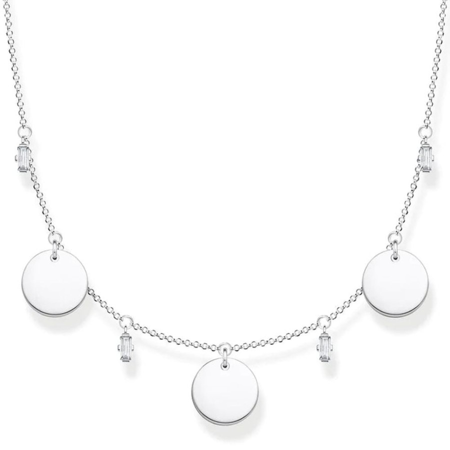 Jewellery Thomas Sabo Jewellery | Thomas Sabo With Three Discs Necklace