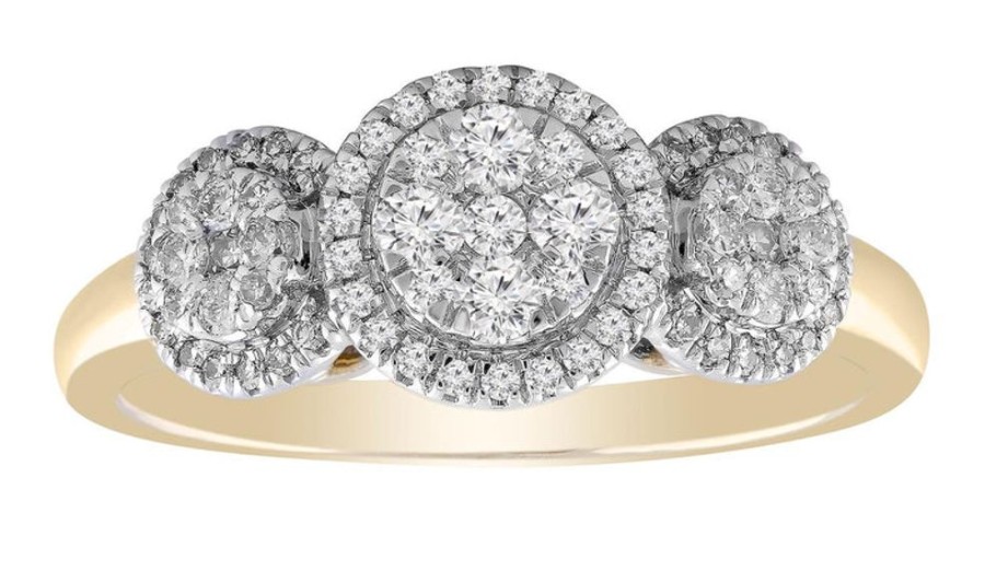 Jewellery Diamonds by WD | Ring With 0.5Ct Diamond In 9K Yellow Gold