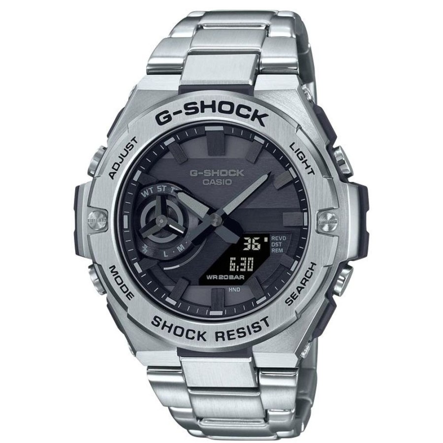 Watches G-Shock | G-Steel Solar Stainless Steel Band Watch