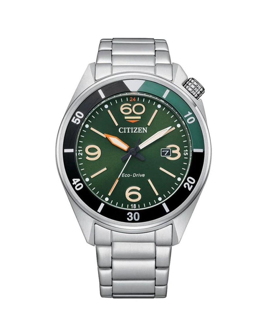 Watches Citizen | Eco Drive Bracelet Green Dial Watch