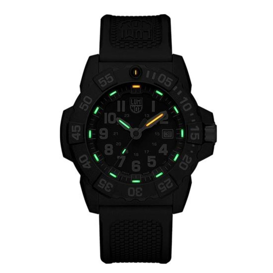 Watches Luminox | Black On Black Navy Seal