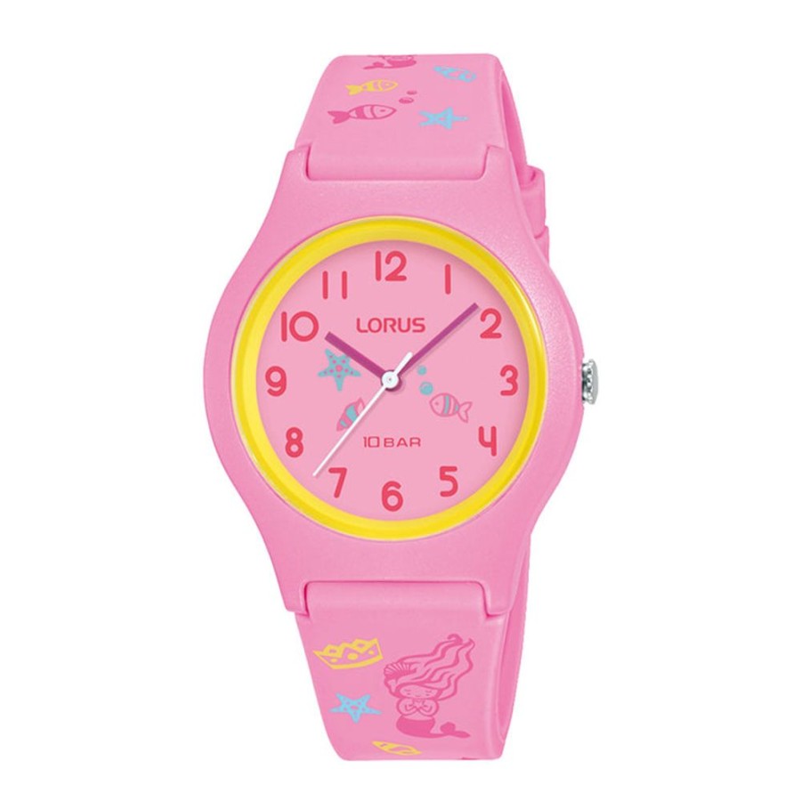 Watches Lorus | Youth Pink Under The Sea Silicone Watch