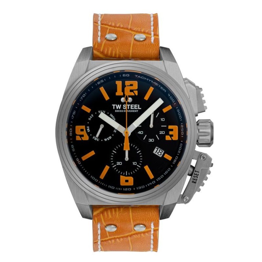 Watches TW Steel | Canteen 46Mm Chronograph Black Dial