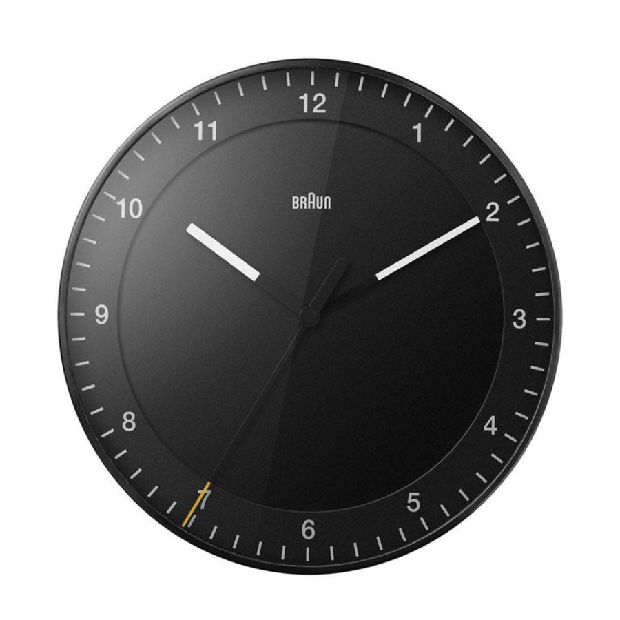 Watches Braun | Classic Analogue Wall Clock 30Cm Black