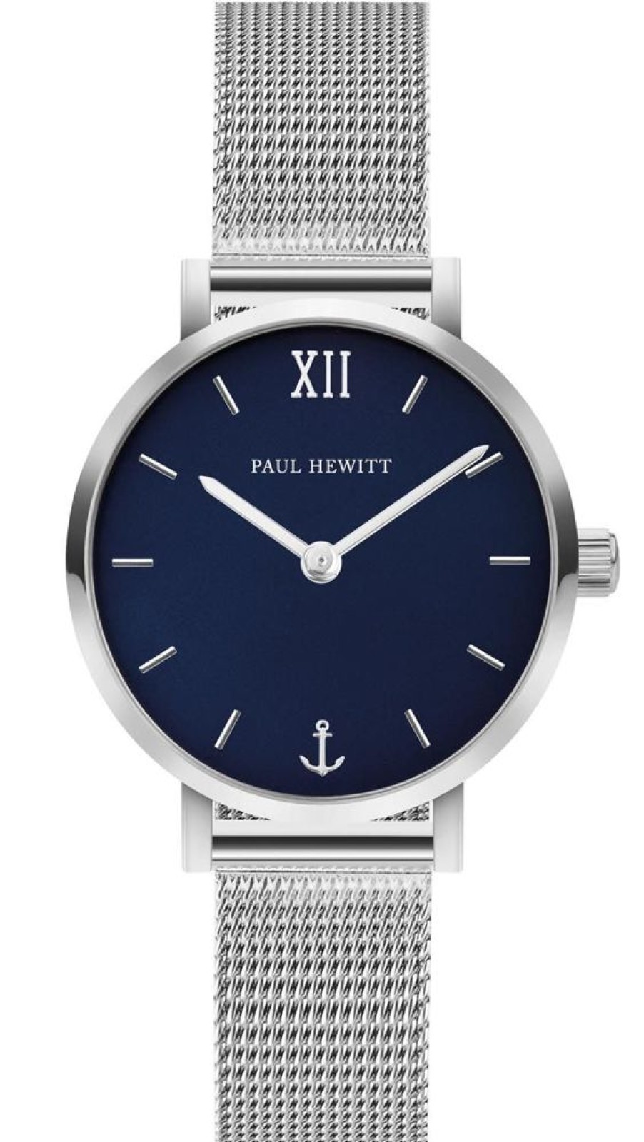 Watches Paul Hewitt | Modest Blue Lagoon Silver Mesh Watch