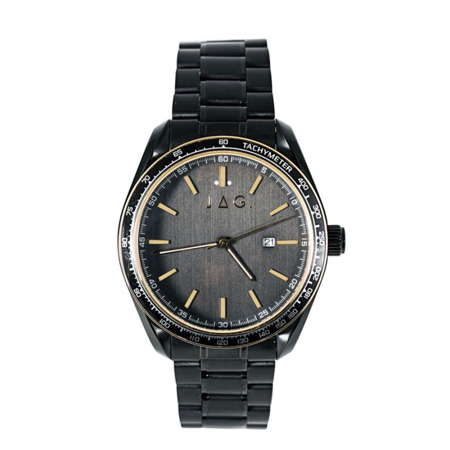 Watches Jag | Lonsdale Black Dial 44Mm Watch