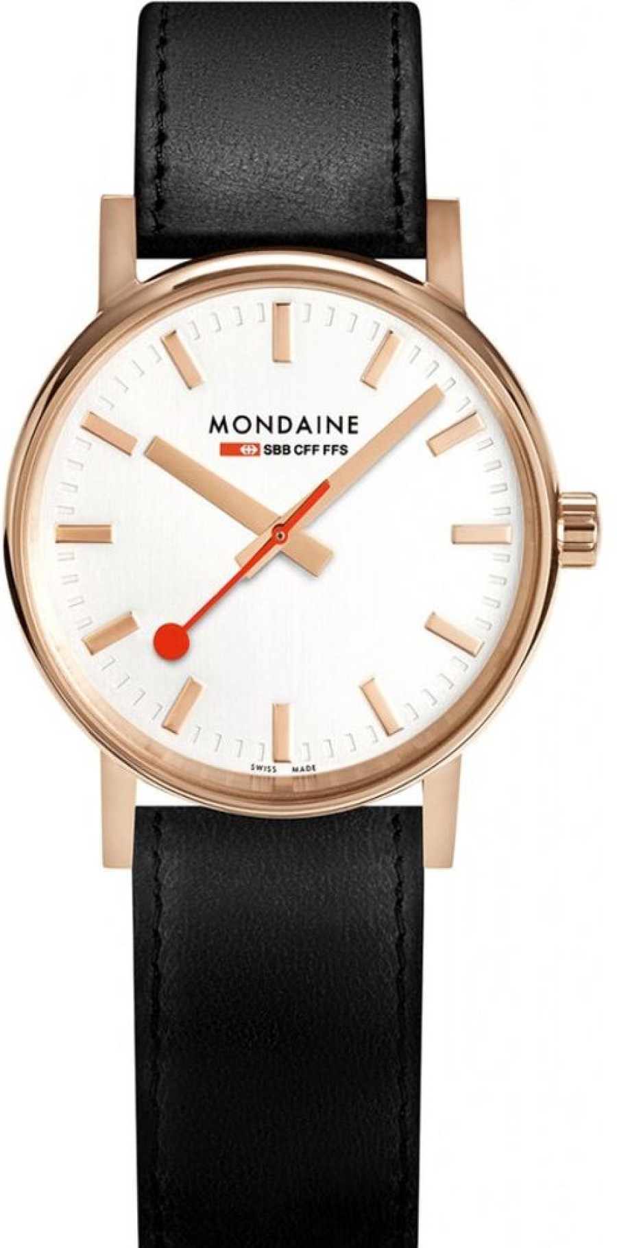 Watches Mondaine | Official Evo2 Rose Gold Stainless Steel Watch