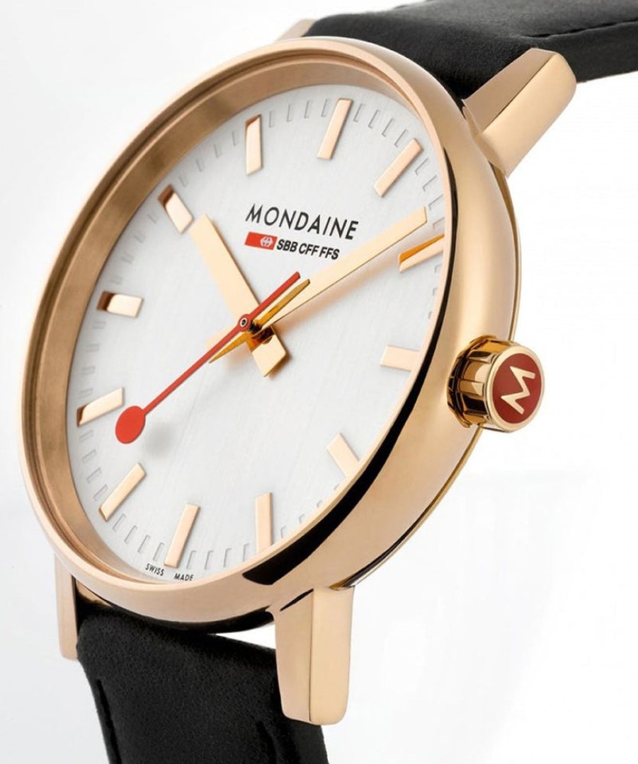 Watches Mondaine | Official Evo2 Rose Gold Stainless Steel Watch