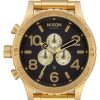 Watches Nixon | 51-30 Chrono All Gold And Black