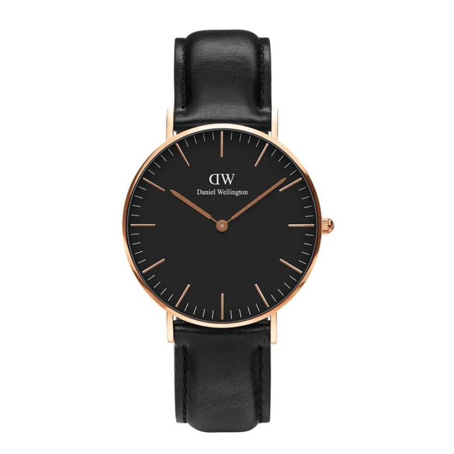 Watches Daniel Wellington | Classic 36Mm Sheffield Black Watch