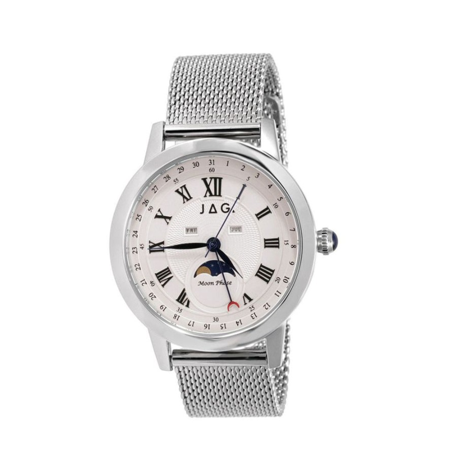 Watches Jag | Mosman Silver Dial 42Mm Watch