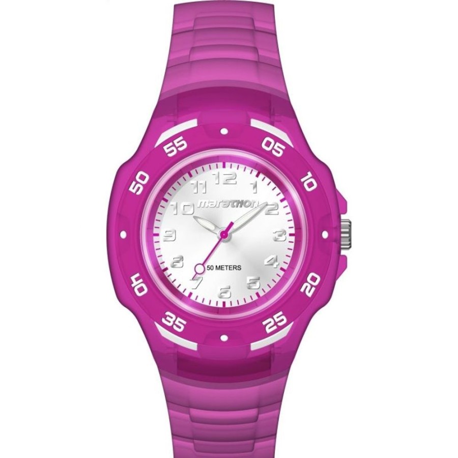 Watches Timex | Marathon Pink Rubber Band Children'S Watch