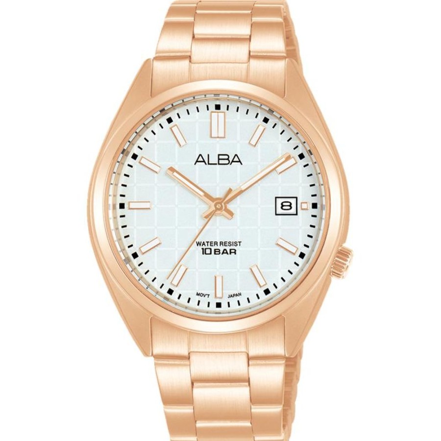 Watches Alba | Active Sports Analogue Silver Dial