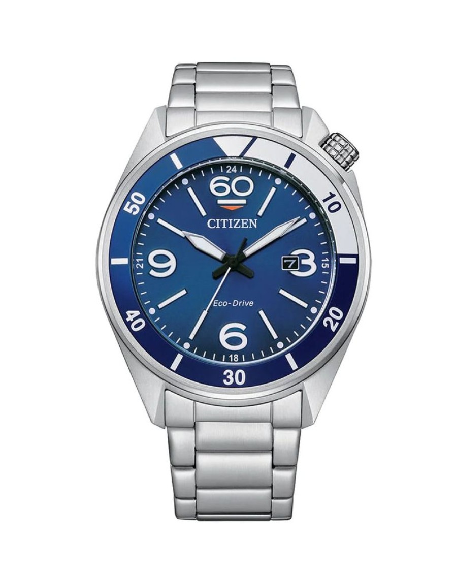 Watches Citizen | Eco Drive Bracelet Blue Dial Watch