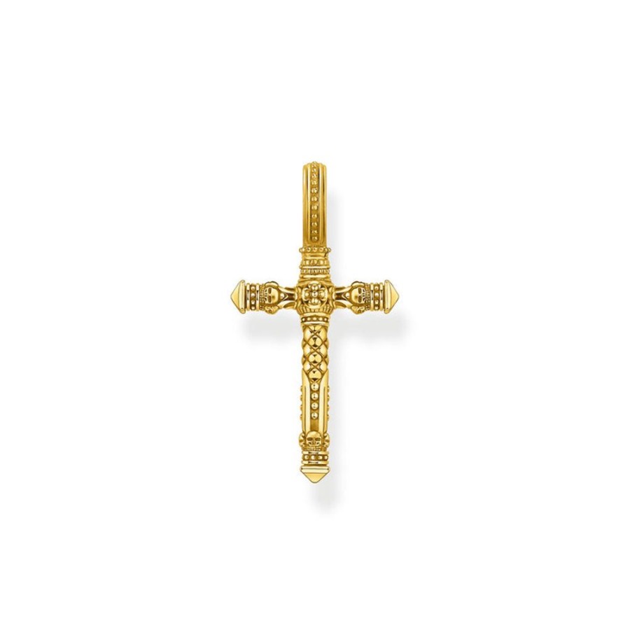 Jewellery Thomas Sabo | Thomas Sabo Pendant Cross Gold