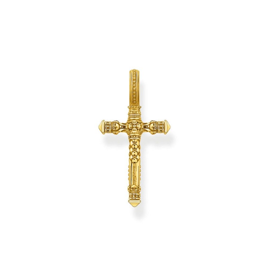 Jewellery Thomas Sabo | Thomas Sabo Pendant Cross Gold