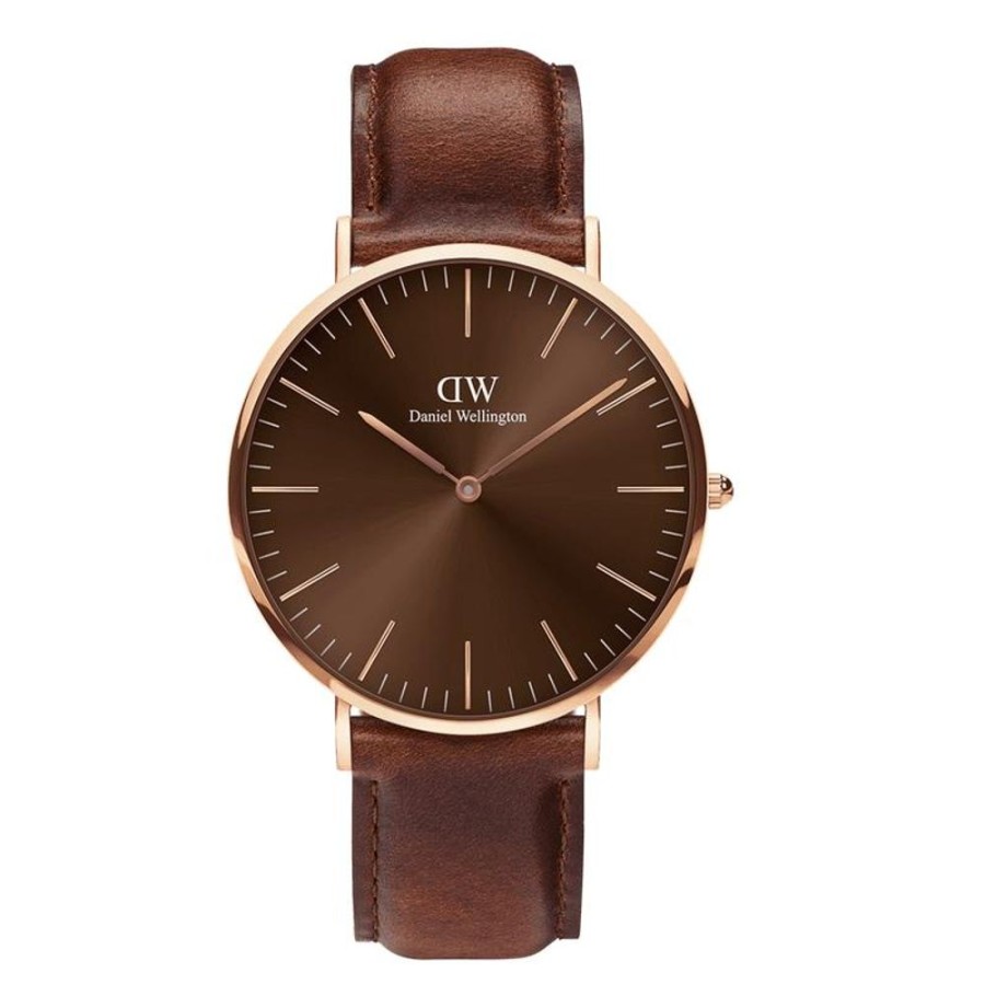 Watches Daniel Wellington | Classic 40Mm St Mawes Amber Watch