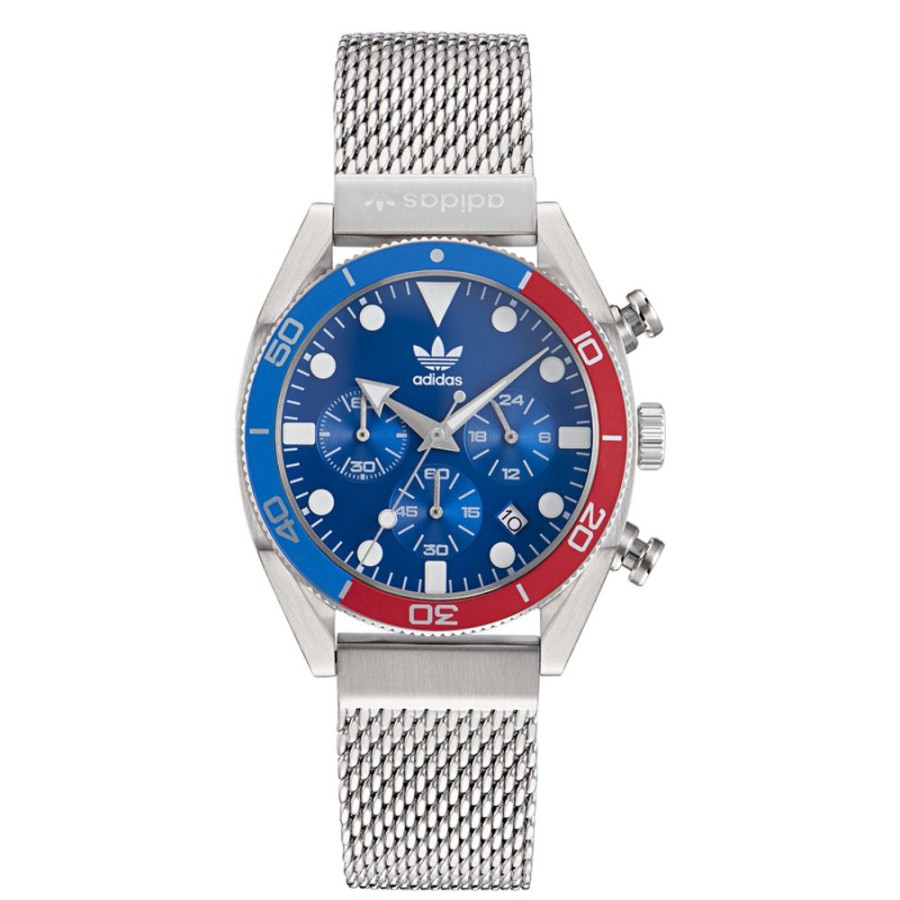 Watches Adidas | Edition Two Chronograph Blue Dial Watch