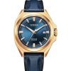 Watches Citizen | Series 8 Blue Dial Leather Band Automatic Watch