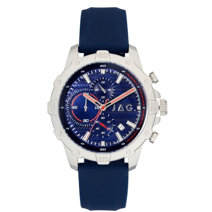 Watches Jag | Bathurst Blue Dial 46Mm Watch