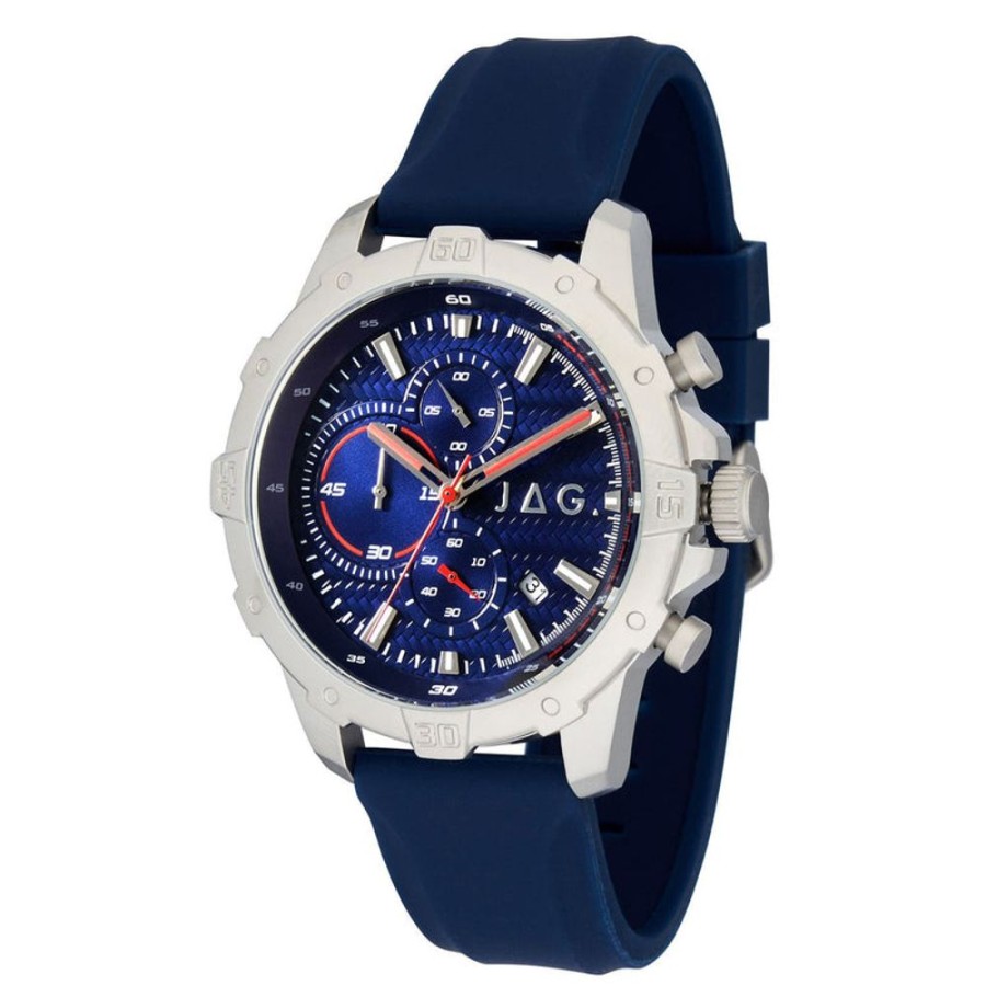 Watches Jag | Bathurst Blue Dial 46Mm Watch