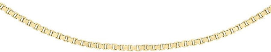 Jewellery Diamonds by WD | 9K Yellow Gold Adjustable Venetian Box Chain 40-45Cm