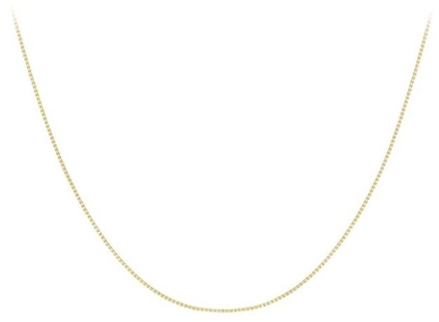 Jewellery Diamonds by WD | 9K Yellow Gold Adjustable Venetian Box Chain 40-45Cm