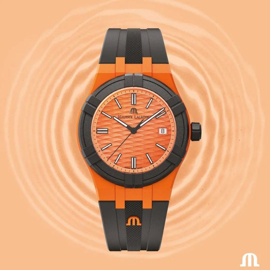 Watches Maurice Lacroix | Swiss-Made Aikon #Tide Date 40Mm Watch