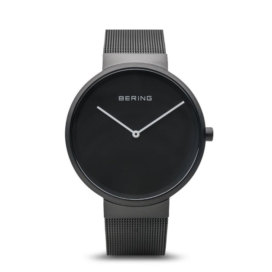 Watches Bering | Classic Matt Black 39Mm Watch