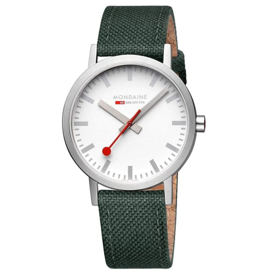 Watches Mondaine | Classic Modern Park Green Watch