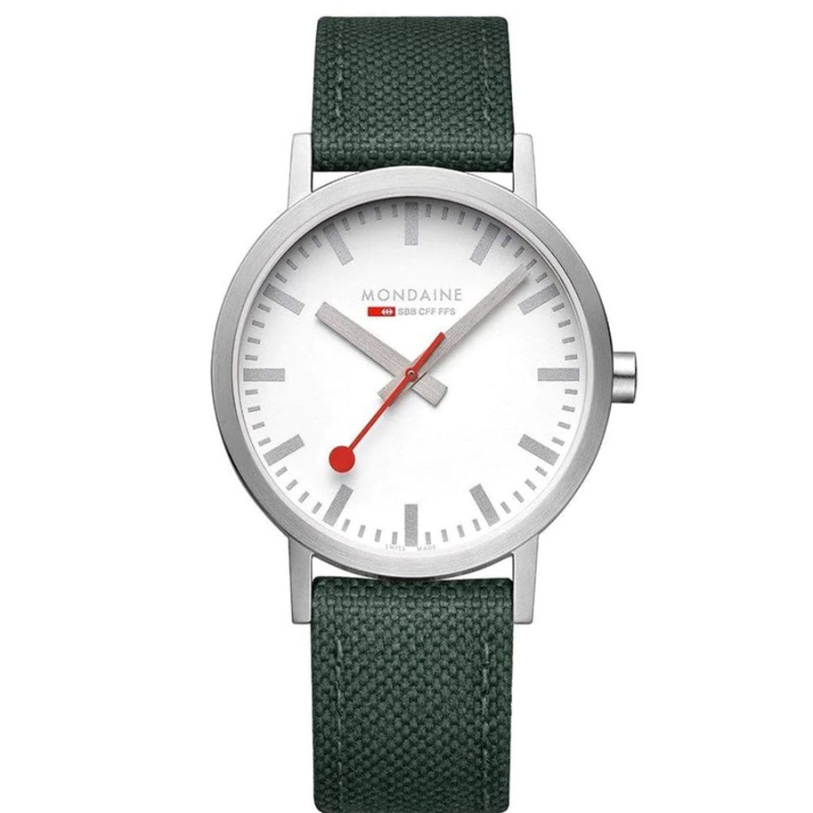 Watches Mondaine | Classic Modern Park Green Watch