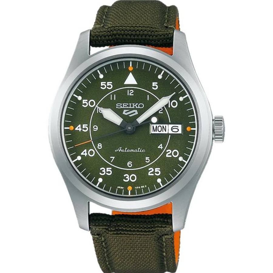 Watches Seiko | Sports Automatic Green Dial Nylon Band