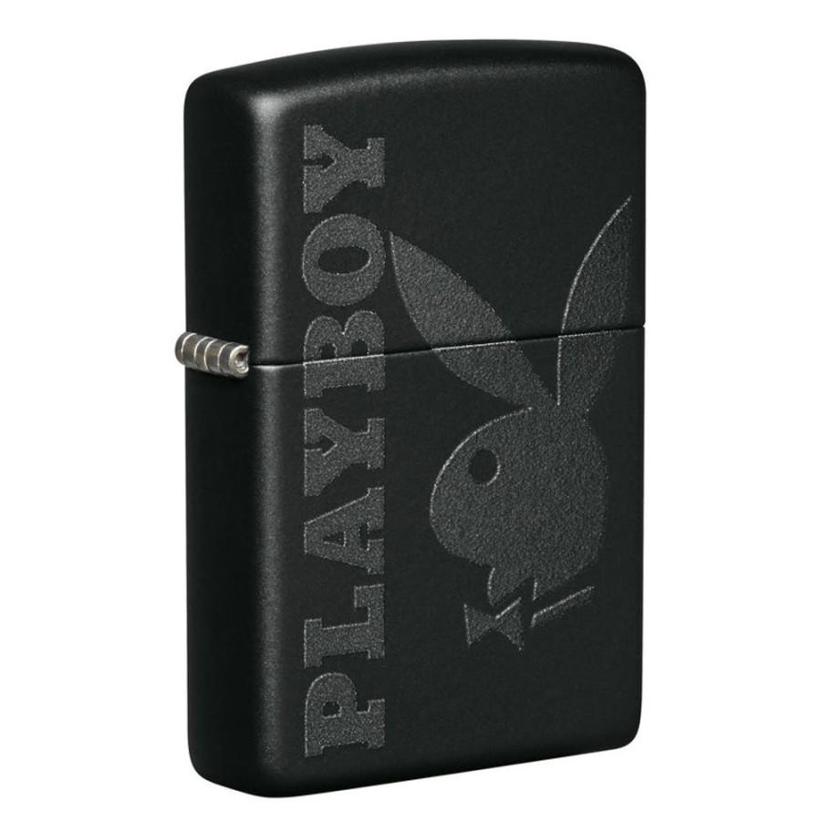 Accessories Zippo | Playboy Logo Black Matte Lighter