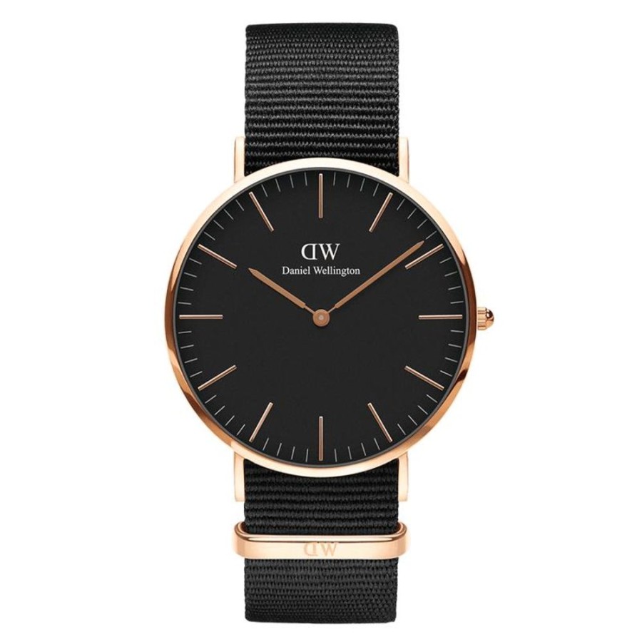 Watches Daniel Wellington | Classic 40Mm Cornwall Men'S Black Watch