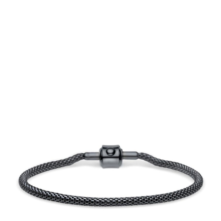 Jewellery Bering | Bering Arctic Symphony Black Bracelet Large