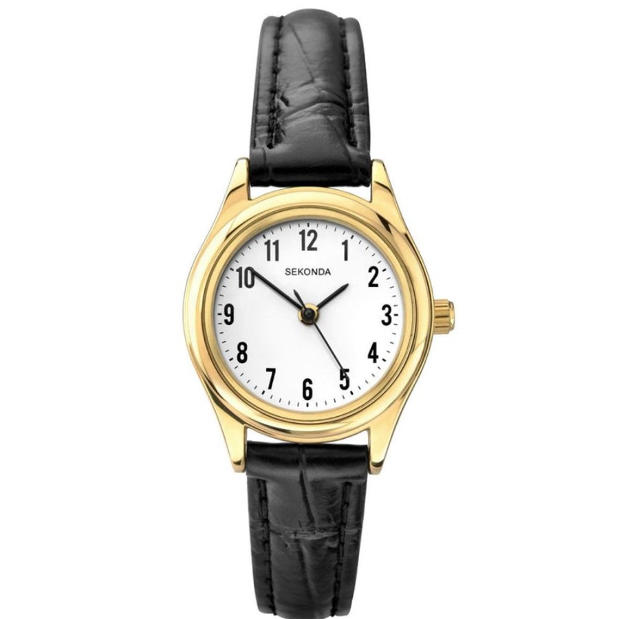 Watches Sekonda | Classic Leather Strap White Dial Watch