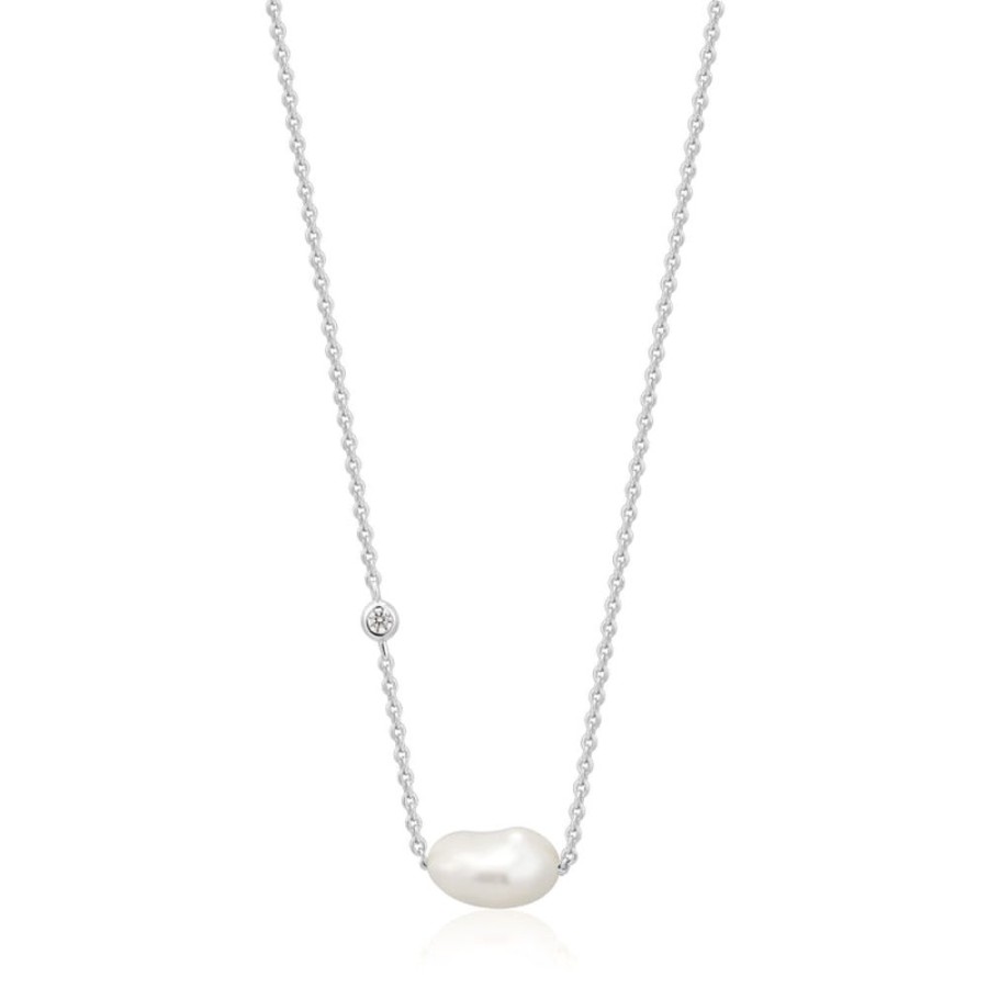 Jewellery Ania Haie | Pearl Necklace Silver