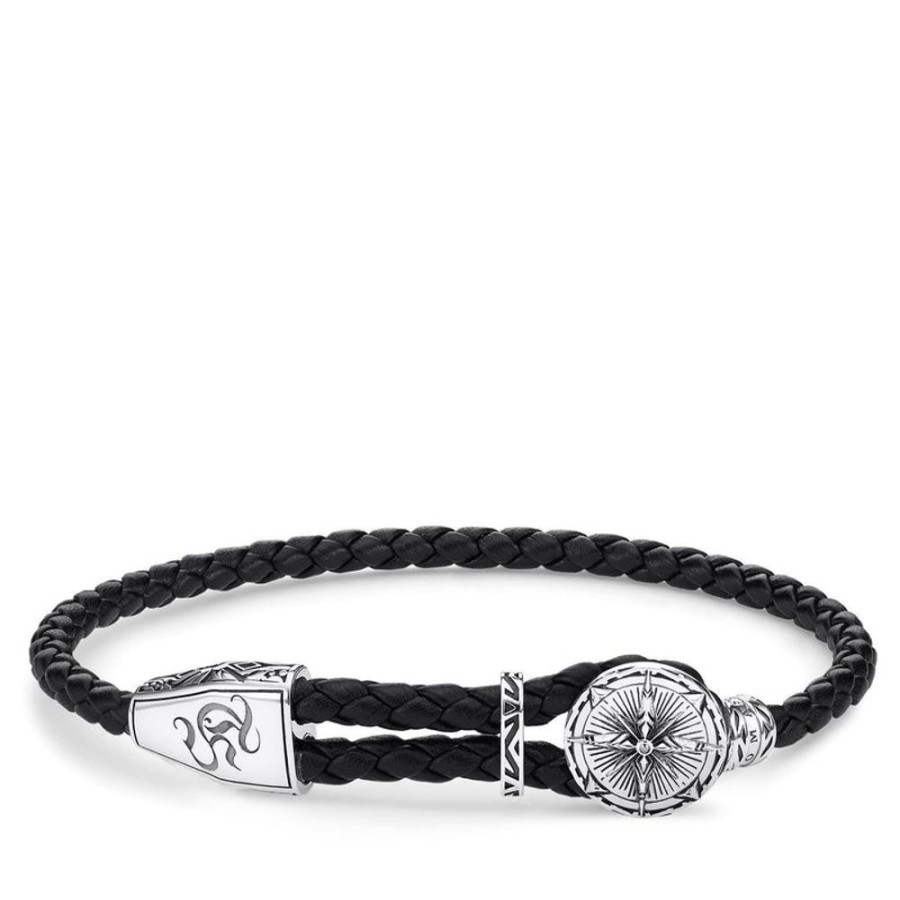 Jewellery Thomas Sabo | Leather Strap "Compass"