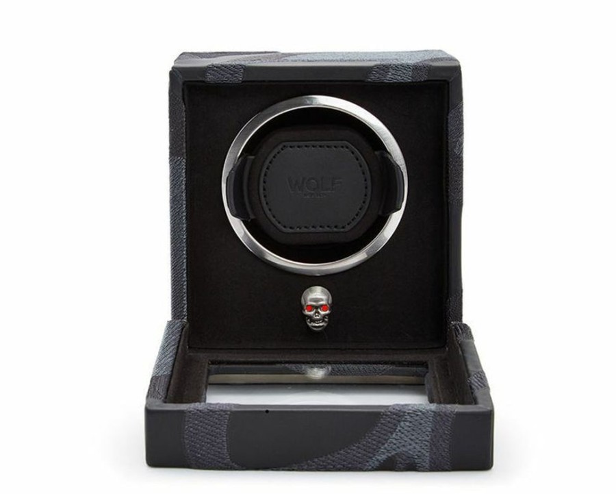 Accessories Wolf | Memento Mori Cub Watch Winder Black