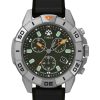 Watches Timex | Expedition 42Mm Leather Green Dial Watch