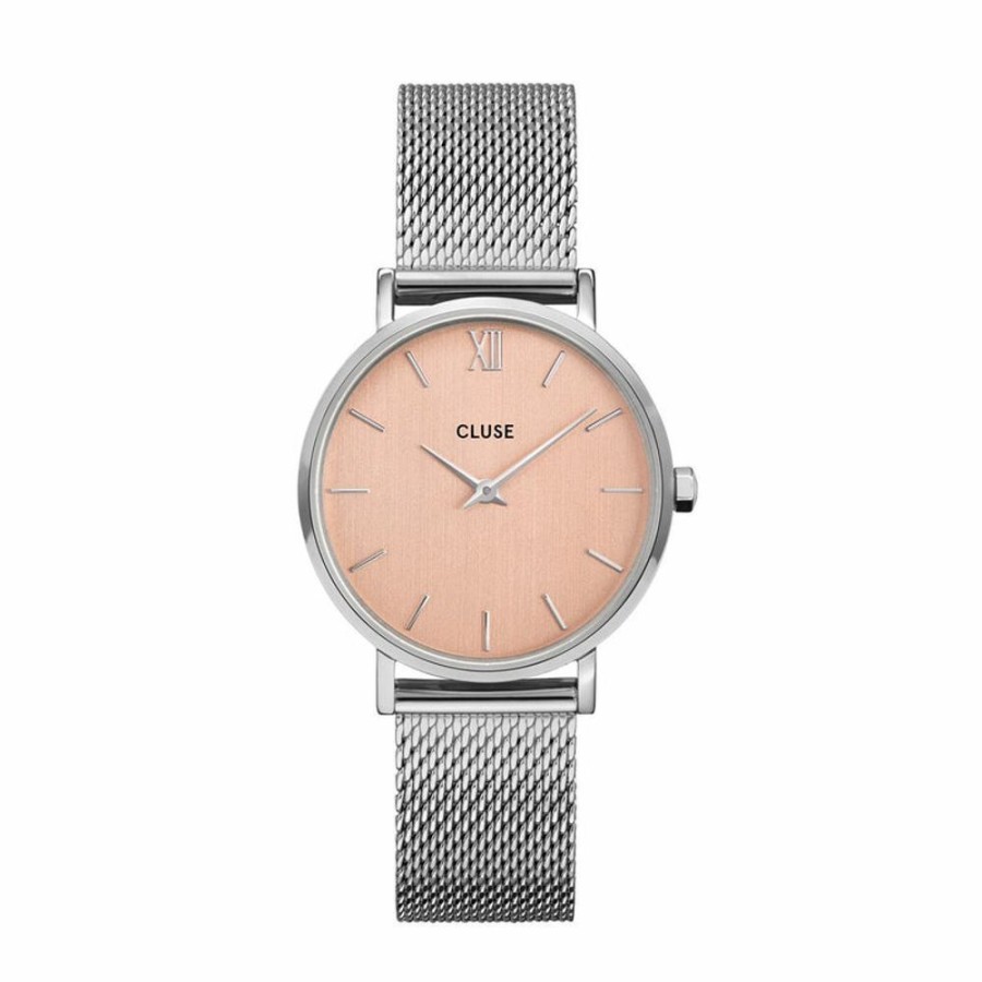 Watches Cluse | Cluse Minuit Silver Watch