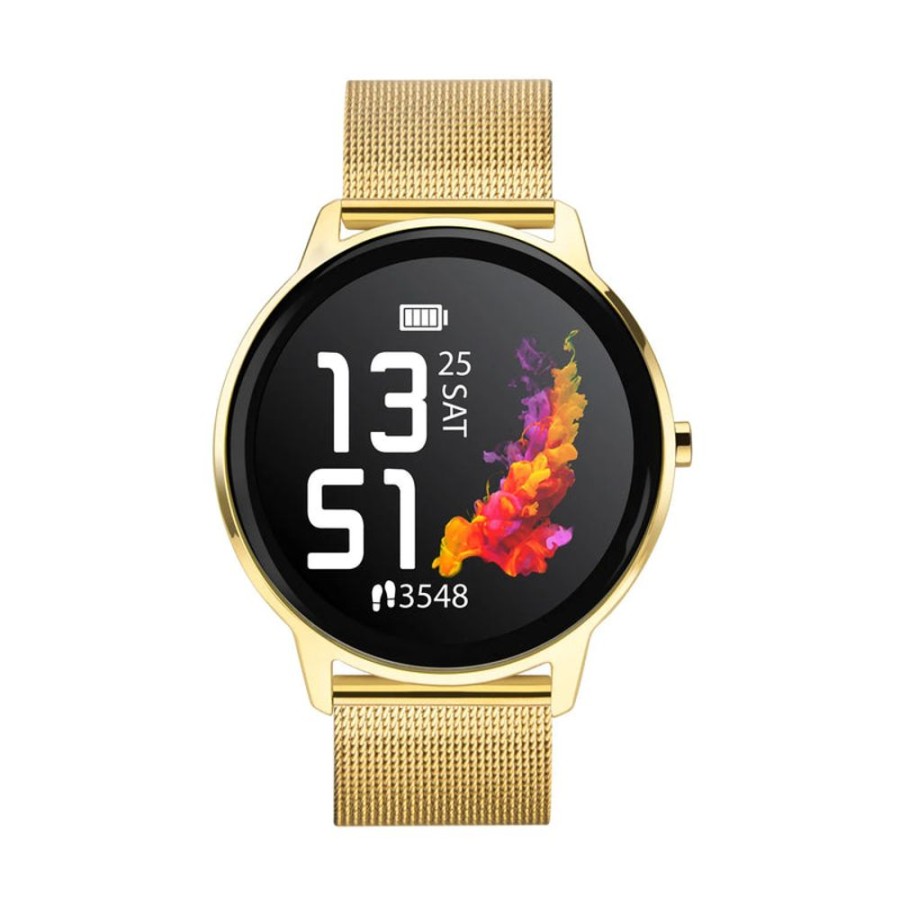 Watches Sekonda | Flex Gold Mesh Bracelet Smartwatch