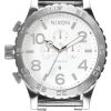 Watches Nixon | 51-30 Chrono Stainless Steel White Dial