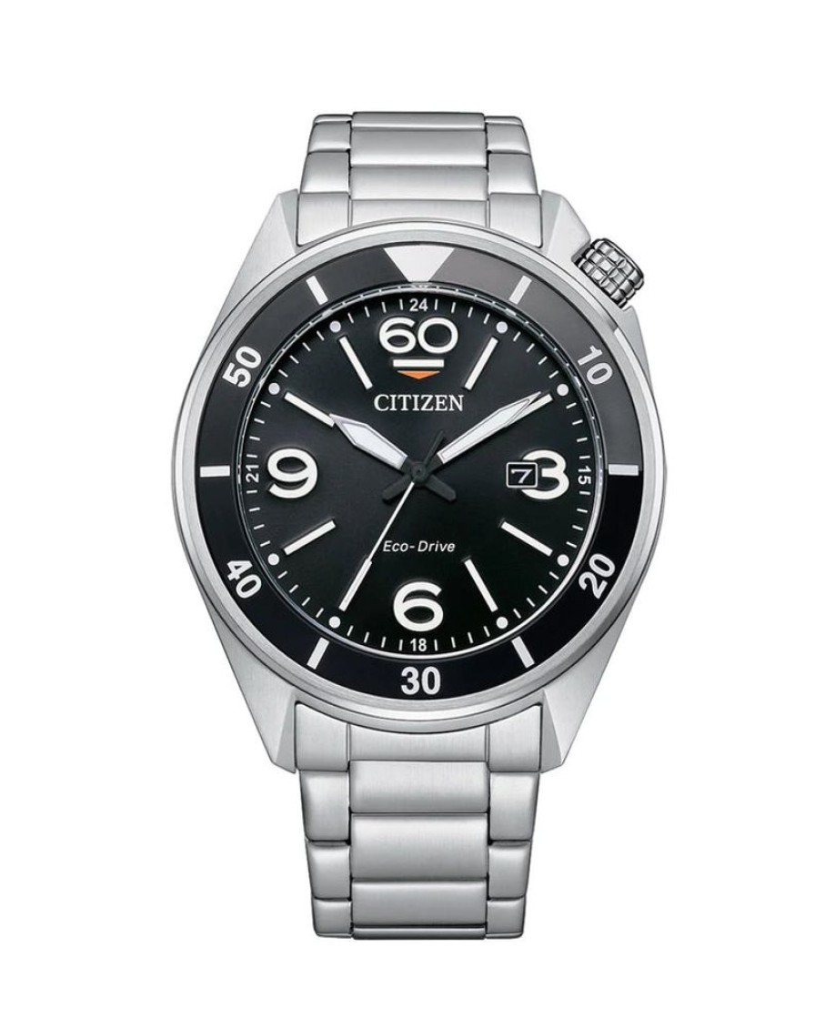 Watches Citizen | Eco Drive Bracelet Black Dial Watch