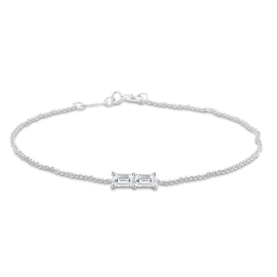 Jewellery Diamonds by WD | Bracelet With 0.06Ct Diamonds In 9K White Gold