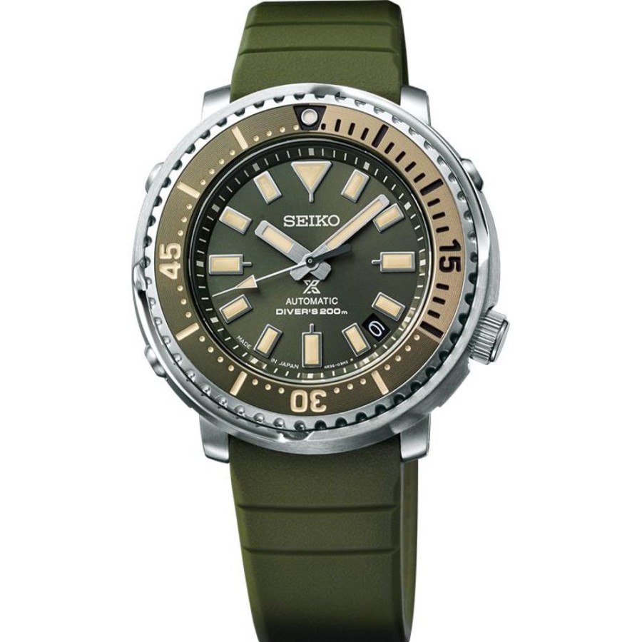 Watches Seiko Prospex | Tuna Divers Green Dial Watch